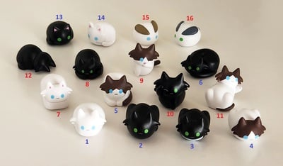 Cat Conformations: Small Figure Set B