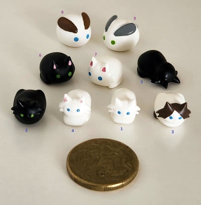 Cat Conformations: Miniature Figure Set A