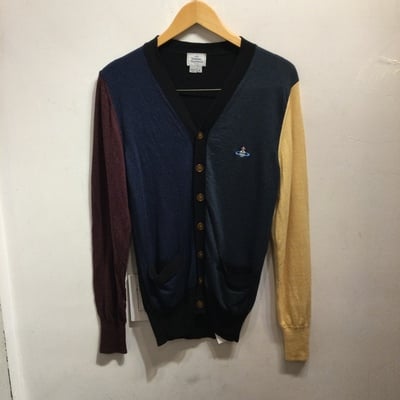 Vivienne westwood mens color brocking cardigan  - Thumbnail 1