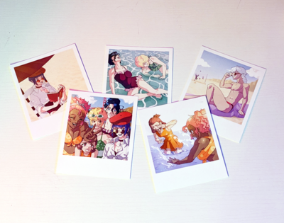 Beach Day Polaroid Set