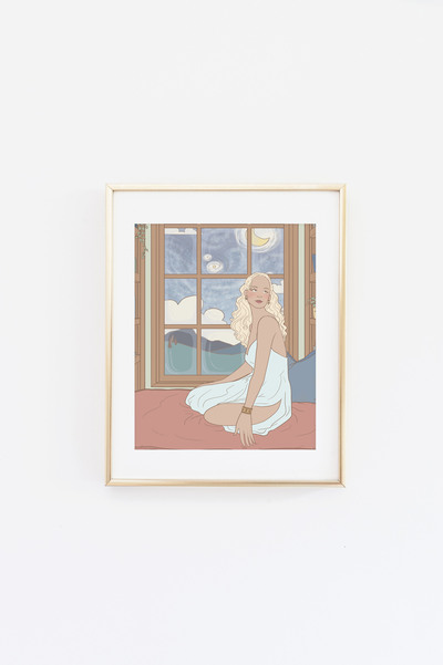 Starry Night Princess Print