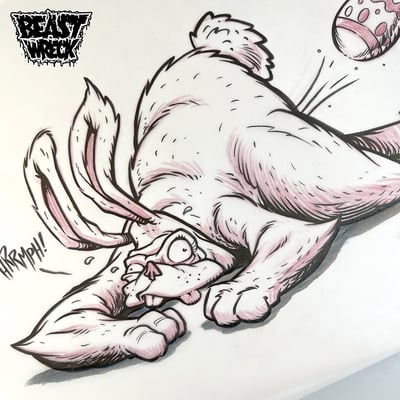 BEASTER BUNNY #4 ink art