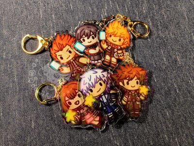 Kingdom Hearts Keychains
