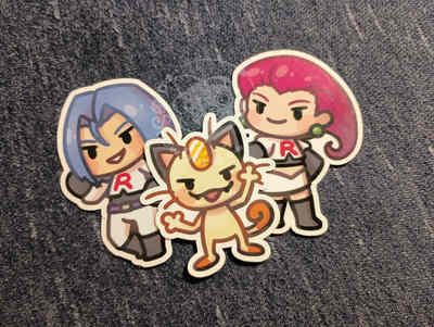 Team Rocket Stickers