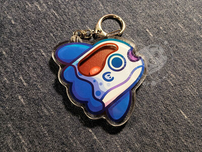 Mola Head Empty Shaker Keychain