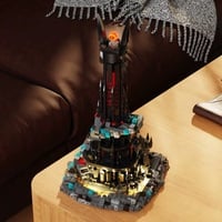 Lord Dark Tower Magic Castle Building Set – Architectural Bricks with LED Lights - Thumbnail 2