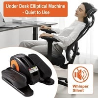 Quiet Under Desk Elliptical – 12-Speed Seated Pedal Exerciser with Remote & LCD Display - Thumbnail 4