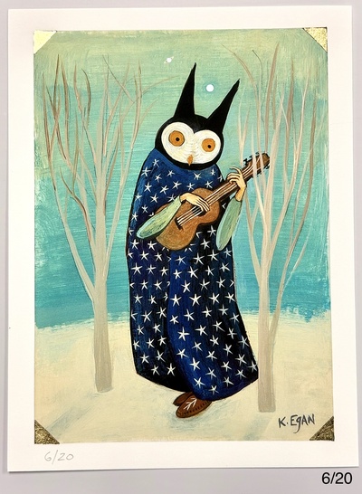 "Solstice" by Kristen Egan Hand-Embellished, Limited Edition Print from "Land of the Low Sun"