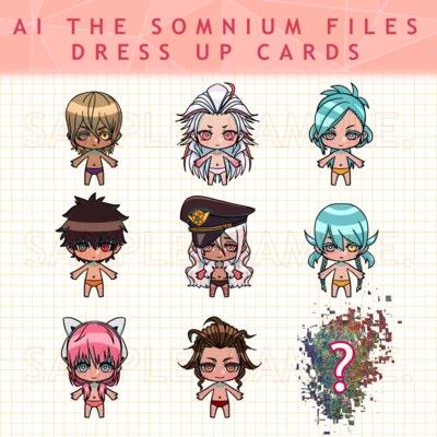 AI The Somnium Files Dress Up Cards