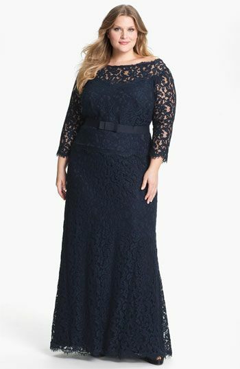 Elegant Black Plus Size Lace Mother of Bride/ Groom Dress Evening Formal Dress Prom Dress