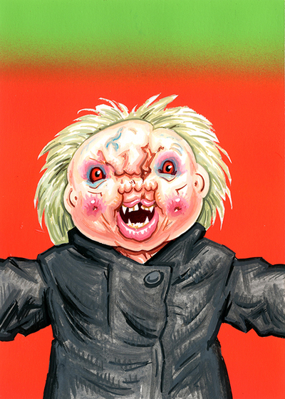 Fun HOSS / Ghastly GUNTHER Final Art - Horrorible Kids - Series 9 2025