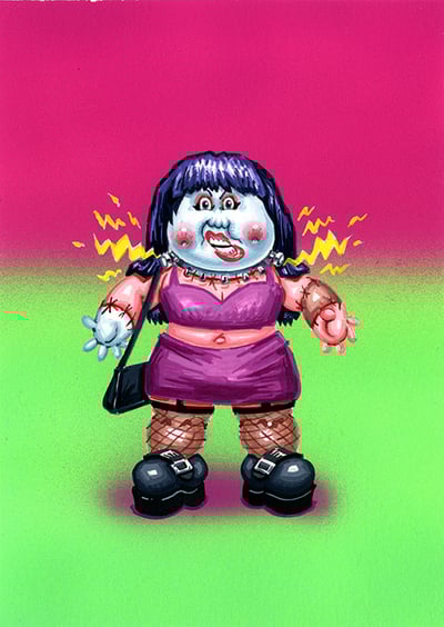 FRANKIE Hooker / Pieced Together PATTY Final Art - Horrorible Kids - Series 9 2025