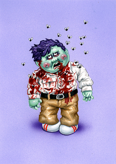 Fly BOYD/ Stiff STEPHEN Final Art - Horrorible Kids - Series 9 2025