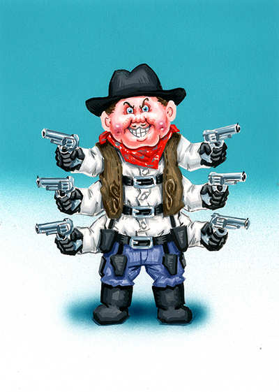 Sick SHOOTER / Wild WESTON Final Art - Horrorible Kids - Series 9 2025