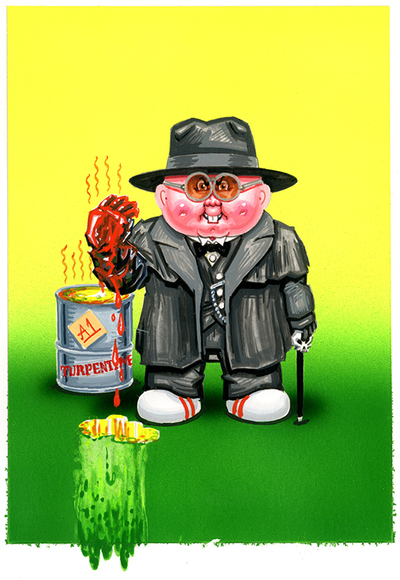 Corrosive CHRISTOPHER / Dippin' DOM Final Art - Horrorible Kids - Series 9 2025