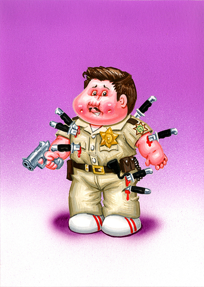 Durable DEWEY / Dead DAVID Final Art - Horrorible Kids - Series 9 2025