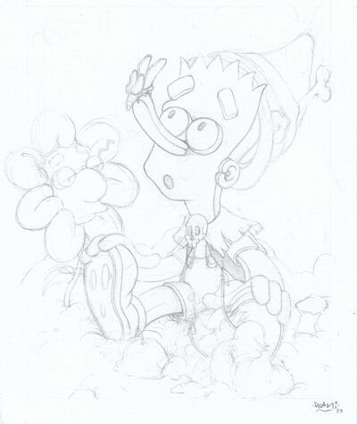 Sketch Drawing by Dhani Barragan "Barocchio II"