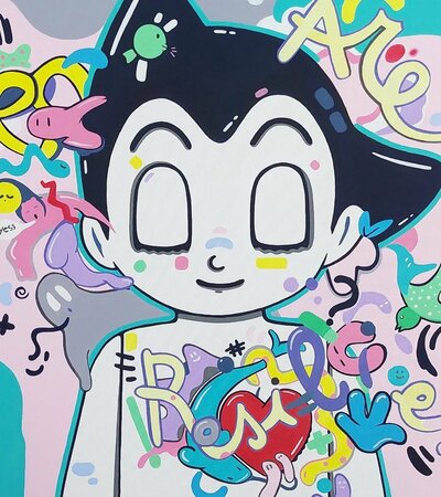 Painting by Maddalena (MAD) "No More Pain" by Maddalena (MAD)