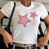 Star Print Top - Thumbnail 2