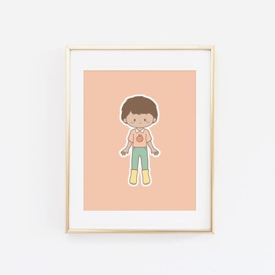 Orange cutie print - Thumbnail 1