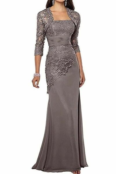 Elegant Sheath Half Sleeve Lace Mother of the Bride/ Groom Dresses Evening Prom Formal Gowns