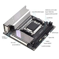 JGINYUE AM5 B650i ITX Motherboard | Supports AMD Ryzen 7000 Series | DDR5 & PCIe 4.0 - Thumbnail 3