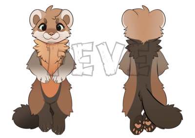 OVERSIZED Pine Marten Cuddle UNSTUFFED Pillow 36”