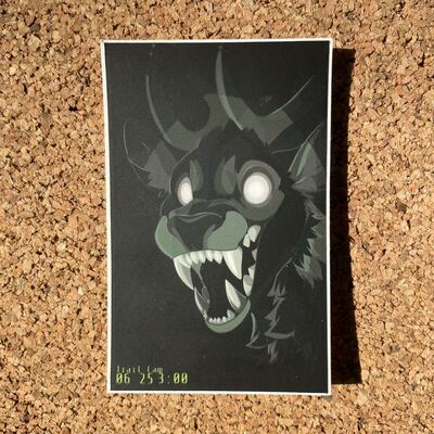 Trail Cam 3” Vinyl Sticker