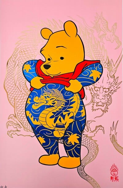 Oversize Varnish Print by Jee Saya "Tatpooh"