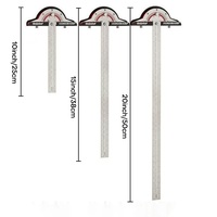Woodworker Edge Rule Stainless Steel Square Edge Ruler – Multifunctional Measuring, Angle & Line Drawing Tool with Wall Mounted Storage - Thumbnail 3
