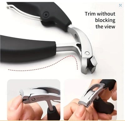 1Pc Professional Nail Clippers G31 – Heavy-Duty Toenail Trimmer with Anti-Splatter