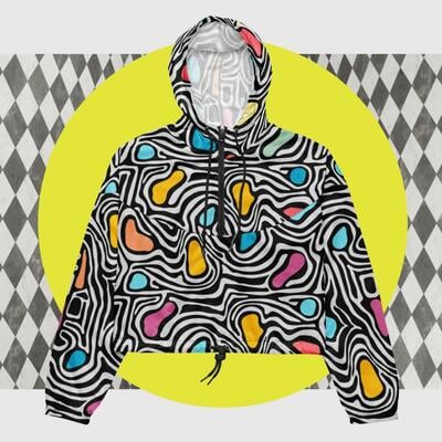 NUKOLO Halluci cropped windbreaker