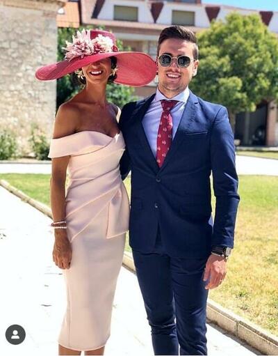 Elegant Light Pink Sheath Tea-length Mother of the Bride/Groom Dress Evening Formal Prom Dress