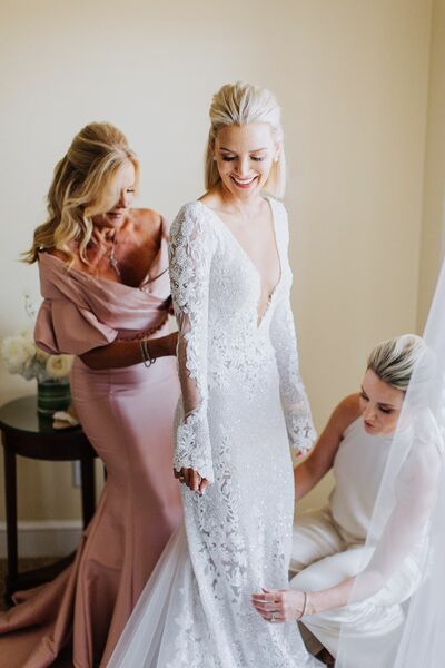 Sexy Mermaid Appliques Tulle Wedding Dress Bridal Dress Bridal Gown