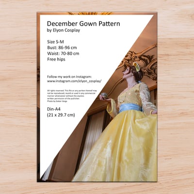 December Gown Pattern (S-M) - PDF