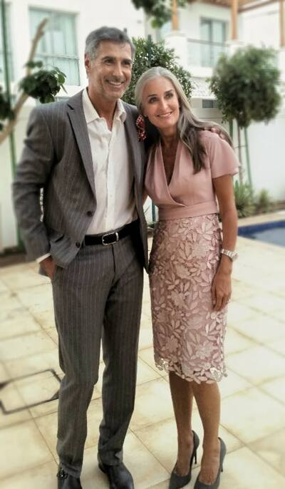 Elegant Sheath Pink Lace Tea-length Mother of the Bride/Groom Dress Evening Formal Prom Dress