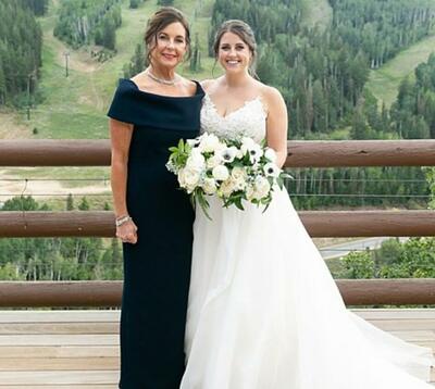 Elegant Sheath Navy Blue Mother of the Bride/Groom Dress Evening Formal Prom Dress