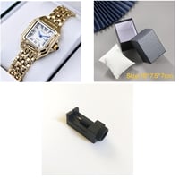 Waterproof Women's Square Watch | Stylish Alloy Band | Stainless Steel Clasp | Multiple Colors - Thumbnail 2