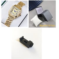 Waterproof Women's Square Watch | Stylish Alloy Band | Stainless Steel Clasp | Multiple Colors - Thumbnail 4