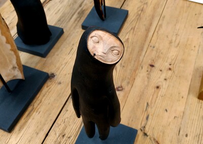 Wooden creatures "Wind Walker" by TACH POLLARD