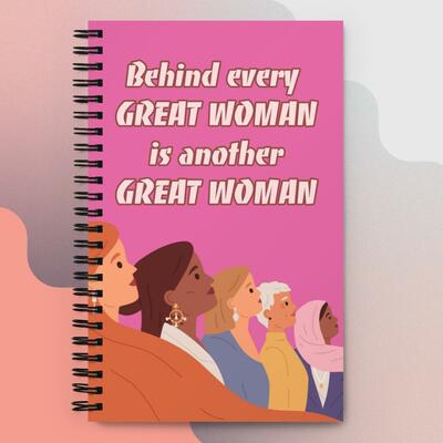NGC Great Woman Spiral Notebook