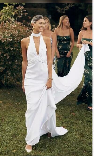 Sexy Sheath Beach Boho Wedding Dress Bridal Gown Wedding Gown