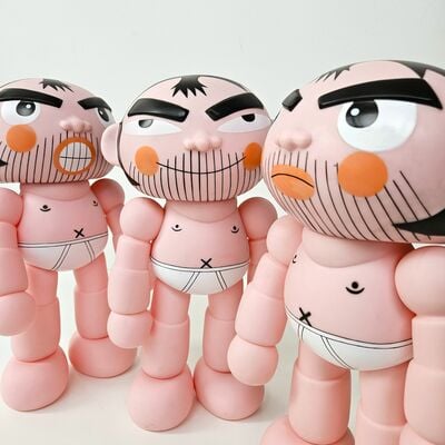 ArtToy Choose Your Favorite "HAPPY, SERIOUS or ANGRY JUDAS Z NAKED" by Judas Arrieta