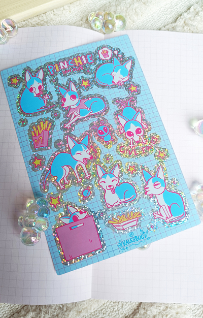 Pinchie Fanclub Sticker Sheet