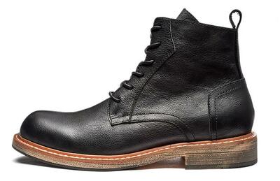 Genuine leather Martin boots men's leather handmade retro cowhide work boots