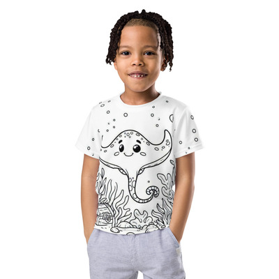 Sting Ray Kids crew neck t-shirt
