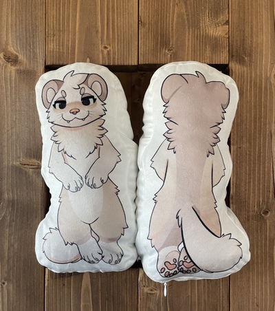 Stoat Cuddle Pillow 12”