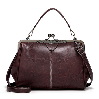Fashion Soft Leather Women's Handbag Brown