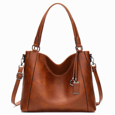 Women's Handbag Ladies Shoulder Tote Messenger Hobo Bag Brown