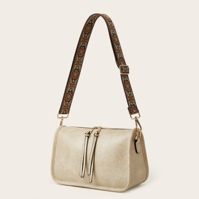 Bohemian Crossbody Bag White